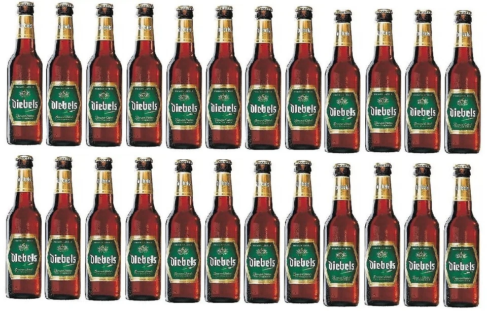 24 Flaschen a 0,33l Diebels Alt Altbier Bier dunkel 4,9% inc. MEHRWEG Pfand - Bild 1 von 1