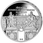 Silbermünze 10 Mark DDR 1985. 175 Jahrfeier Humboldt Universität Berlin. 