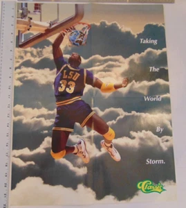 1992 Shaquille O'Neal Poster Taking The World By Storm LSU  17 x 22 - Picture 1 of 8