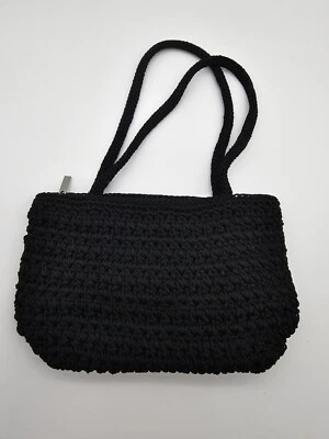 Bolso de Mano Pequeño The Sak Tejido Negro Foto 1 de 4