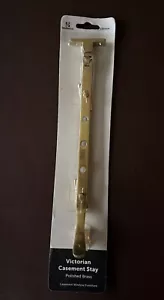 Sandleford Victorian Window Casement Fastener Stay (Polished Brass, 250mm) - Picture 1 of 1