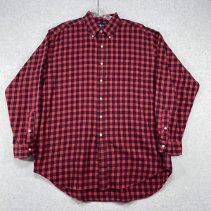 Ralph Lauren Blaire Shirt Men's Large Long Sleeve Red Plaid Button Down L - Picture 1 of 9