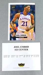 JOEL EMBIID Kansas Jayhawks / Philadelphia 76ers 2014 RIMM Basketball Card RC - Picture 1 of 1