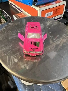 Rare Vintage 80s CF Toys Neon Pink Audi 5000 Turbo - Picture 1 of 6