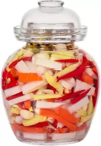 1.5L Pickle Jar Fermentation Jar, Fermentation Kit with Water Seal, Glass Jar wi - Picture 1 of 12