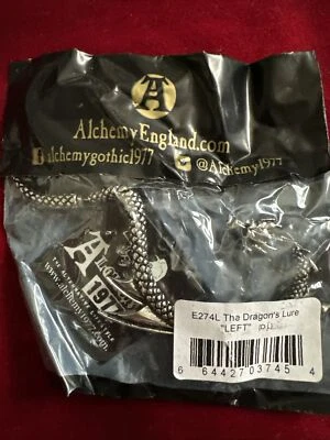 Серьги-гвоздики Alchemy Gothic дракон приманка - левое ухо • новый в сумке • Gothic B3 - Изображение 1 из 4