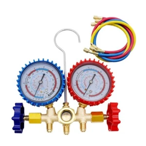 Heavy Duty Set Car HVAC Gauge Set Durable for Diagnostic Check & Recovery Works - Picture 1 of 8