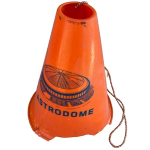 Mega cono de teléfono Astrodome Souvenir fabricante de ruido Houston Astros naranja 7" de alto de colección - Imagen 1 de 12