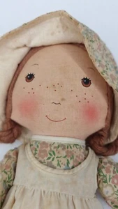 Holly Hobbie Heather Rag Doll Stuffed Toy Vintage Knickerbocker 1970s - Bild 1 von 10