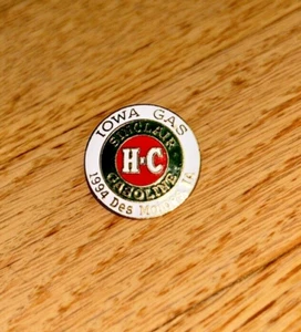 1994 IOWA GAS Swap Meet Button SINCLAIR HC BENZINA - Foto 1 di 2