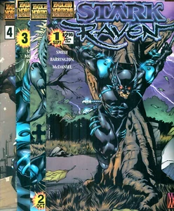 STARK RAVEN VOL 1 No 1, 2, 3, 4 – BRAND NEW - ENDLESS HORIZONS COMIC - MINT - Foto 1 di 15
