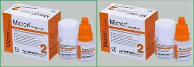 2 Packs Of Prevest Denpro Micron Superior 2 Radiopaque Glass Ionomer Filling