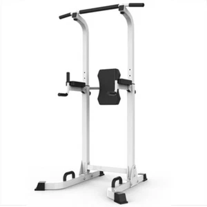 Dip Station Chin Up Stand Pull Up Bar Dip Power Tower Home Gym Fitness  - Picture 1 of 3