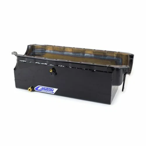 Canton Racing 18-300 Oil Pan Marine Steel Black Powdercoated 8 qt. Full Sump - Image 1 of 3