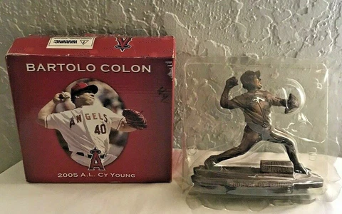 Collectible Bartolo Colon 2005 AL Cy Young LA Angels Stadium Exclusive Figurine Cover