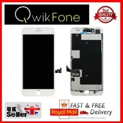 QWIKFONE For Apple iPhone 8 Plus Premium A1864 A1897 A1898 White LCD Screen Replacement
