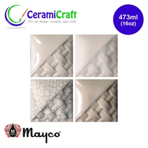 Mayco Stoneware Clear Glazes for Ceramics and Pottery, Cone 5/6-10, 473ml - Picture 1 of 12