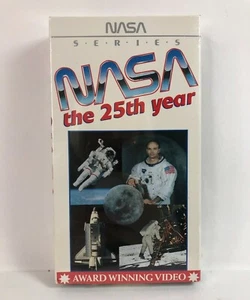 NASA The 25th Year VHS John Glenn Apollo Astronaut Space Shuttle New Sealed 1989 - Picture 1 of 2