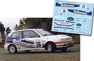 C233 DECAL 1/43 Iñaki Urriza NISSAN PULSAR Rally El Corte Ingles 1993 - Foto 1 di 1