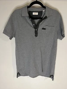 Diesel Youth Boy’s Classic Grey Botton Up Polo Shirt Size Medium  - Picture 1 of 10