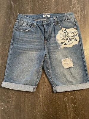 Pantalones cortos de mezclilla Epic Threads Big Boys de graffiti Foto 1 de 4