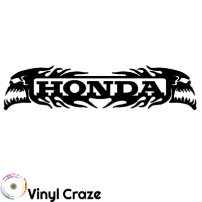 Calcomanía adhesiva de vinilo calaveras de demonio para Civic Honda Accord S2000 VTEC Si NSX tipo R Foto 1 de 4