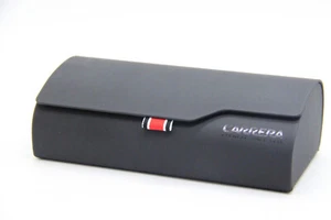 NEW CARRERA AUTHENTIC EYEGLASSES GLASSES OPTICAL LARGE BLACK RED HARD CASE CLOTH - Picture 1 of 1