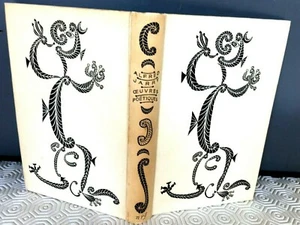 [ MARIO PRASSINOS]. ALFRED JARRY.KOMPLETTE POETISCHE WERKE. NRF GALLIMARD.1945. - Bild 1 von 7