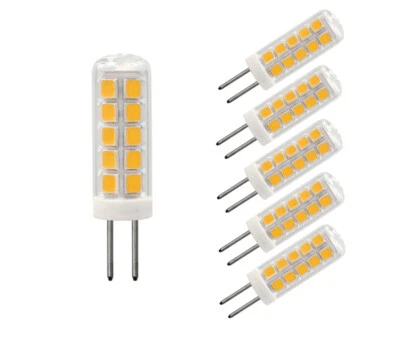 6pcs G4 Bi-Pin T3 Led Light Bulb 2W 12V 31-2835 Lamp Ceramics Light White/Warm H - Image 1 of 4
