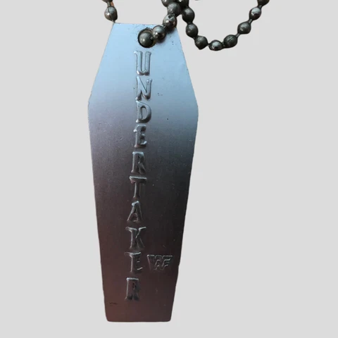 Undertaker WWF Coffin Necklace Chain 1993 European Tour Live Event Wrestling Cover
