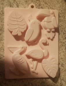 Silikonform Flamingo Pelikan, Exotik, Backen, Schokolade, SELTEN !! - Bild 1 von 2