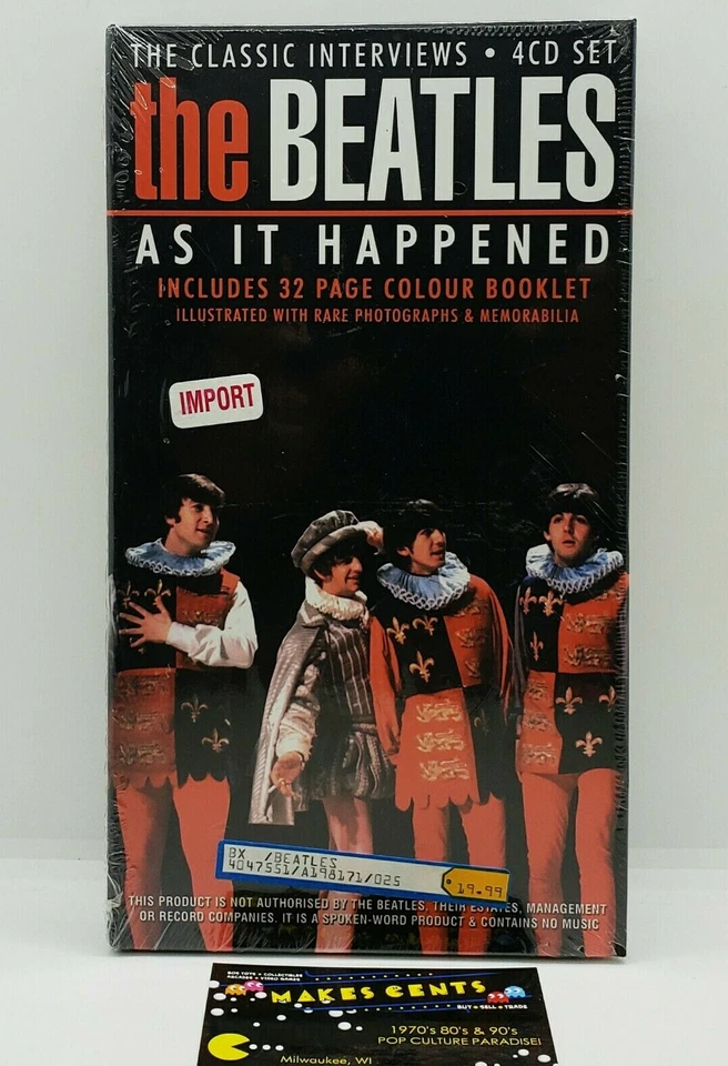 As It Happened: Classics Interviews, The Beatles, Brand New - Import,Box Set - Image 1 of 1