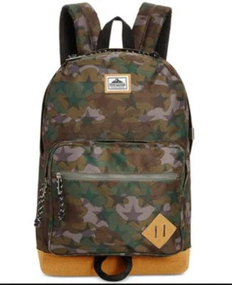 Mochila Clásica Estampada Steve Madden,Multi Gris, 17" H x 11" W x 5" D  Foto 1 de 4