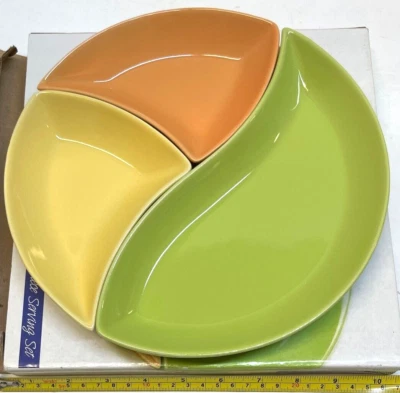 Citrus Round 3 Piece Serving Set #HLD-10256, New-Open Box - Image 1 of 4