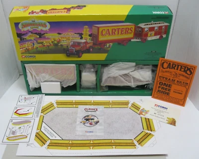 CORGI CLASSICS SCAMMELL HIGHWAYMAN BALLAST W/CLOSED POLE TRAILER & CARAVAN SET - Image 1 of 4