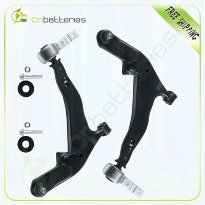 Juego de 2 pares de brazos de control inferiores delanteros con rótula para Nissan Murano 2003-2007 Foto 1 de 4