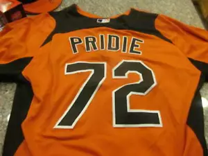 Camiseta deportiva usada de los Orioles de Baltimore 2013 de Jason Pridiel BP RARA MLB autenticada - Imagen 1 de 3