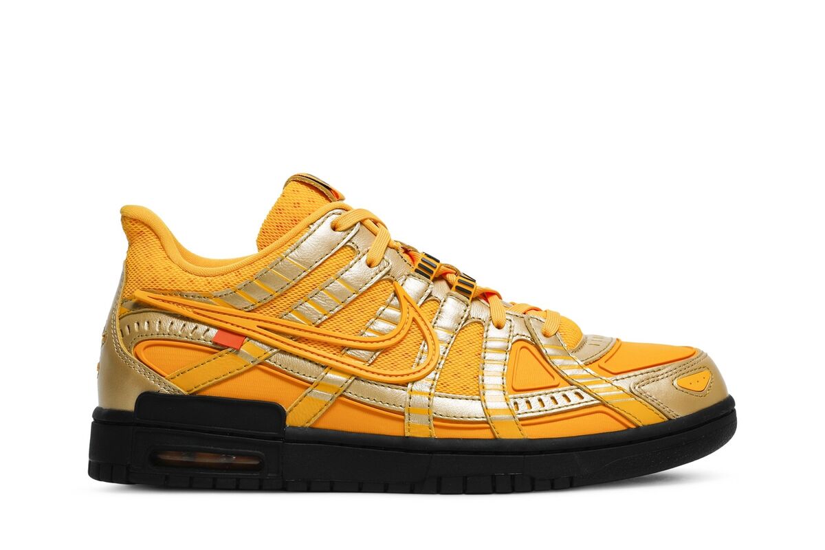 Nike Off-White x Air Rubber Dunk University Gold for Sale Nike Off-White x Air Rubber Dunk University Gold for Sale
