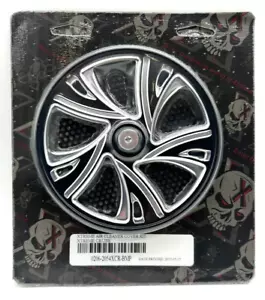 XTREME PERFORMANCE MACHINE 5-3/4" BLACK CRUISE AIR CLEANER COVER KIT HARLEY - Picture 1 of 1