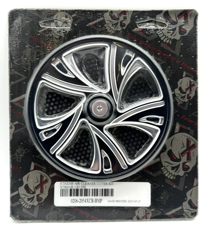 KIT CUBIERTA FILTRO AIRE CRUCERO NEGRO MÁQUINA XTREME PERFORMANCE 5-3/4" HARLEY Foto 1 de 1