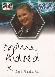 Doctor Who 40th Ann - WA6 Sophie Aldred  "Ace" Autograph Card - Picture 1 of 1