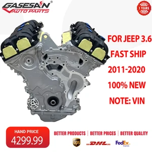 Long Block Engine Assembly For Jeep Grand Cherokee Dodge Chrysler 300 Ram 3.6L - Picture 1 of 7