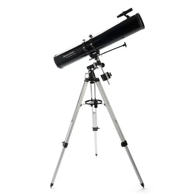 Celestron Powerseeker 114EQ Telescope with Motor Drive, Phone Adapter and Moon F - Image 1 of 4