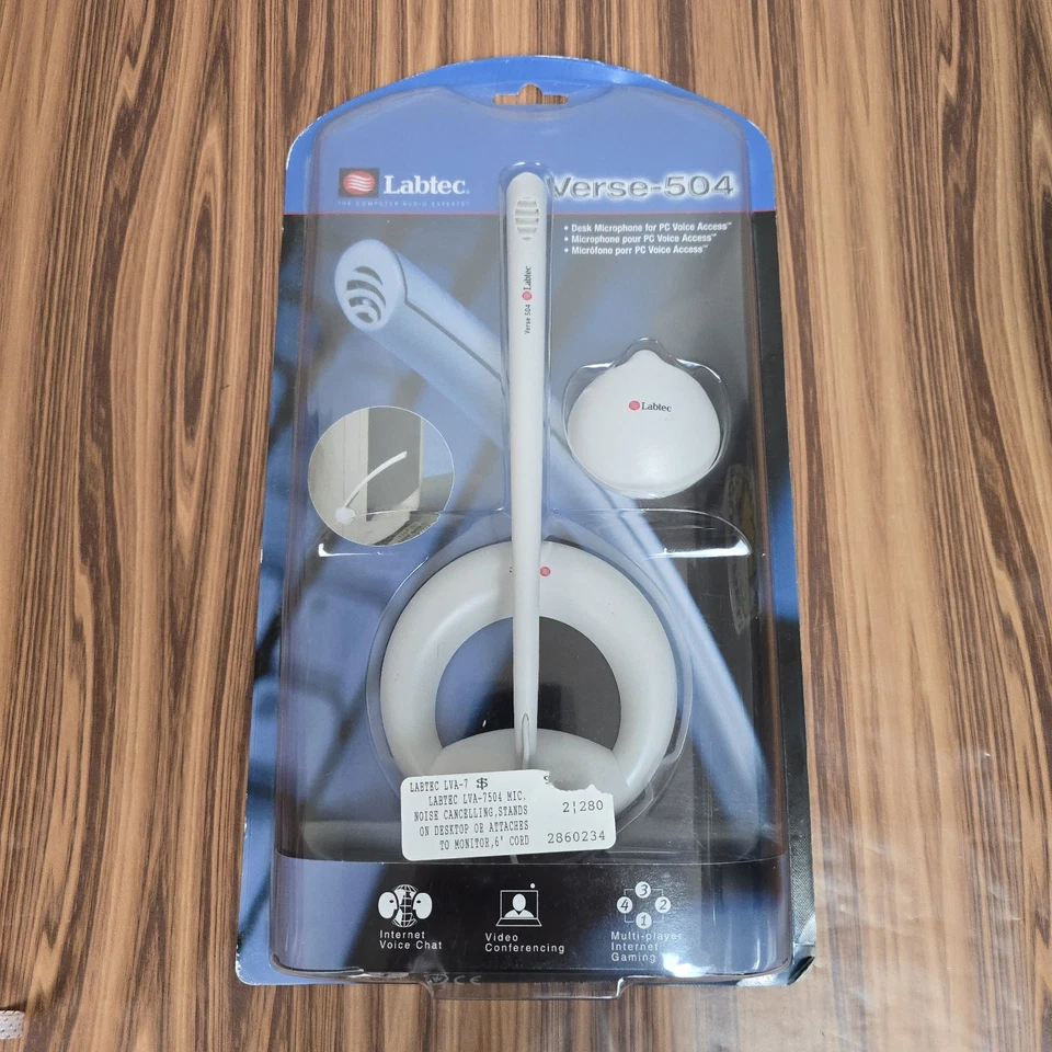 Labtech Verse- 504 Desk Microphone For PC Noise Canceling Adjustable - Image 1 of 4