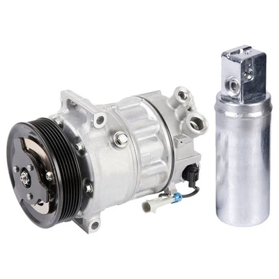 Compresor de aire acondicionado OEM para Saab 9-5 95 2010 2011 con embrague de aire acondicionado y secador GAP Foto 1 de 3