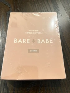 Bare Babe unsichtbare Brustwarzenabdeckungen Hebegröße A-C karamellfarben mittelgroßes Silikon - Bild 1 von 4