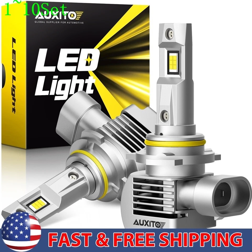 Extremely Bright 9012 High LED Low Beam Headlight Bulb 30000LM 6000K 1-10Set - Imagem 1 de 4
