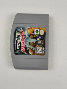 WCW KWO Revenge Wrestling Nintendo 64 N64 Tested  Works Free Ship - Picture 1 of 5