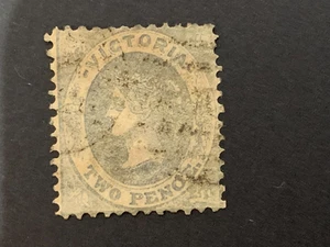 Australia - Victoria - 1873-84 - Mauve on Green - 2d - Picture 1 of 2