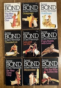 Ian Fleming UK Panther 9 Vol 1980s UK PB Set James Bond 007 - Bild 1 von 23